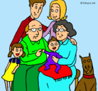 Dibujo Familia pintado por GOSITA