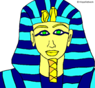 Dibujo Tutankamon pintado por 5248