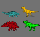 Dibujo Dinosaurios de tierra pintado por Panza