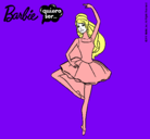 Dibujo Barbie bailarina de ballet pintado por Valerieta