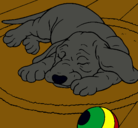 Dibujo Perro durmiendo pintado por HadeesPaareedes