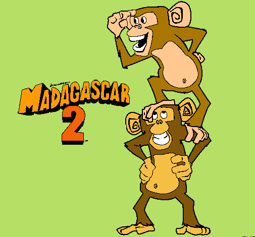 Madagascar 2 Manson y Phil