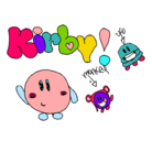 Dibujo Kirby 4 pintado por maryloka