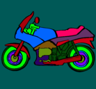 Dibujo Motocicleta pintado por montenegro