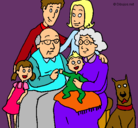 Dibujo Familia pintado por camilitax