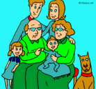 Dibujo Familia pintado por javiiitha