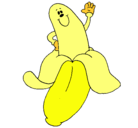 Dibujo Banana pintado por blanca92