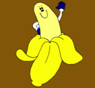 Dibujo Banana pintado por rosmery