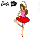 Dibujo Barbie bailarina de ballet pintado por torvaleria