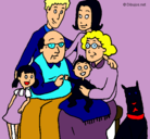 Dibujo Familia pintado por yireth