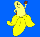 Dibujo Banana pintado por martyna