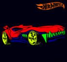 Dibujo Hot Wheels 3 pintado por emi36