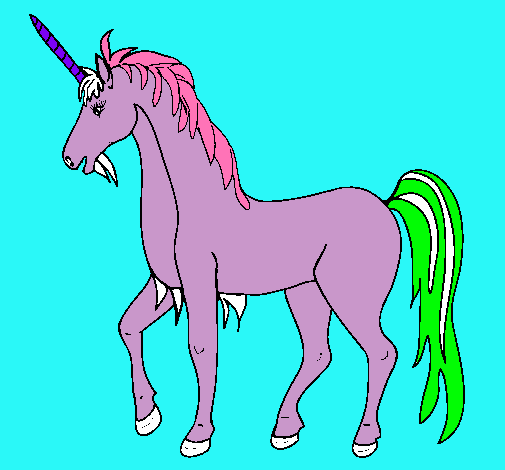 Dibujo Unicornio II pintado por ekaterine