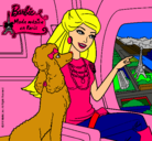 Dibujo Barbie llega a París pintado por nashely