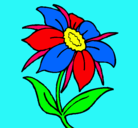 Dibujo Flor silvestre pintado por floripondio