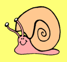 Dibujo Caracol  pintado por mozar