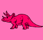 Dibujo Triceratops pintado por violerta