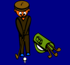 Dibujo Jugador de golf II pintado por JIAG