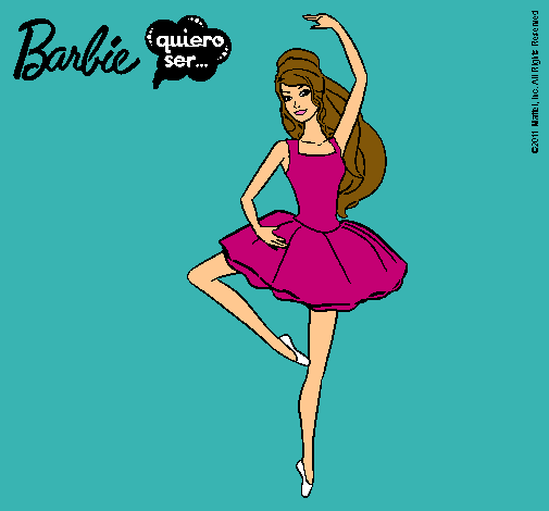 Dibujo Barbie bailarina de ballet pintado por liborytmma