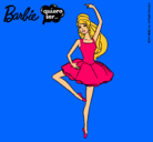 Dibujo Barbie bailarina de ballet pintado por andreuxa10