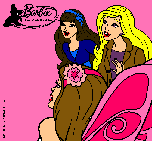 Barbie y sus amigas sorprendidas