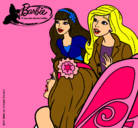 Dibujo Barbie y sus amigas sorprendidas pintado por jani