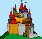 Dibujo Castillo medieval pintado por LINWIC