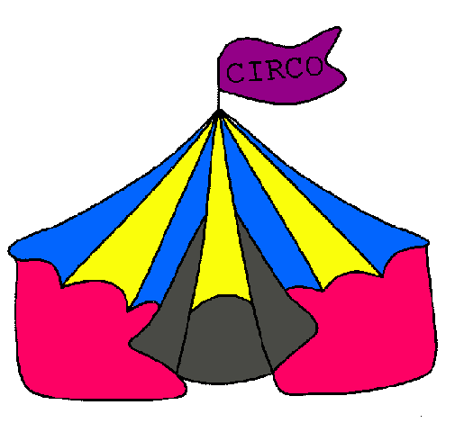 Dibujo Circo pintado por anakris