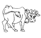 Dibujo Vaca pintado por tini