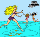 Dibujo Barbie de regreso a la playa pintado por liborytmma