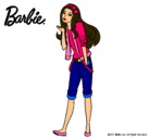 Dibujo Barbie con look casual pintado por Kamilita18