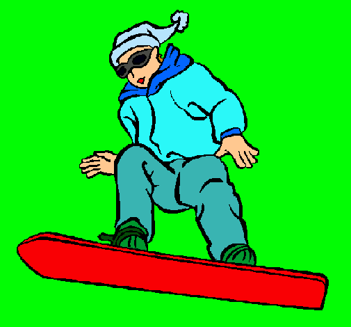 Dibujo Snowboard pintado por ROKERA-A-V
