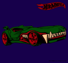 Dibujo Hot Wheels 3 pintado por chuch