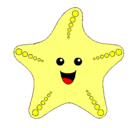 Dibujo Estrella de mar pintado por xixi