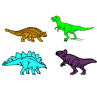 Dibujo Dinosaurios de tierra pintado por ricardito