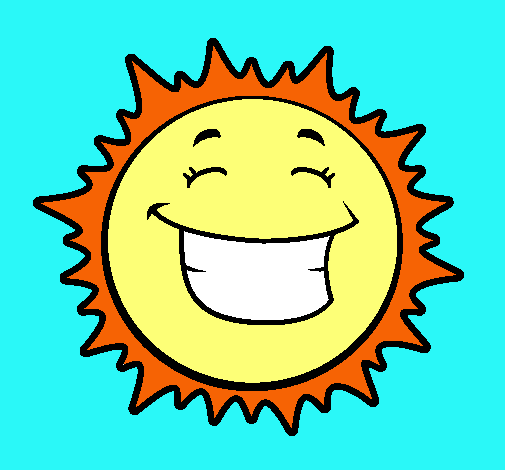 Sol sonriendo