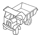 Dibujo Camión de carga pintado por Dompe