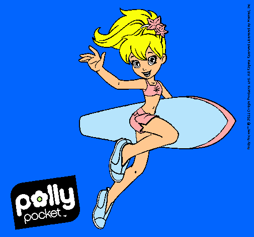 Dibujo Polly Pocket 3 pintado por anabela