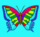Dibujo Mariposa pintado por sirene