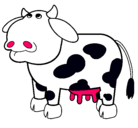 Dibujo Vaca pensativa pintado por leiredavid