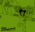 Dibujo Imaginext 16 pintado por ferni