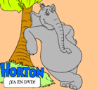 Dibujo Horton pintado por horton