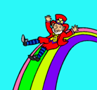Dibujo Duende en el arco iris pintado por stephaney