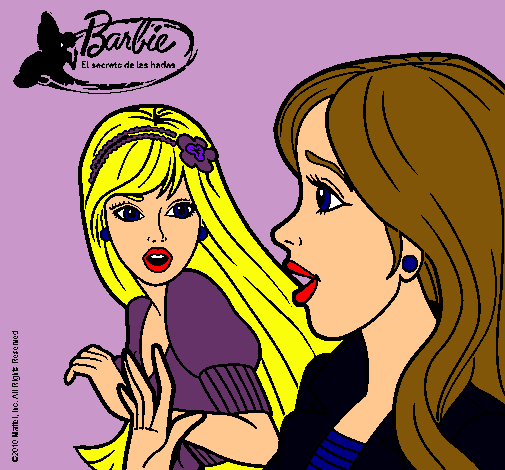 Barbie sorprendida