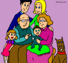 Dibujo Familia pintado por lckgunkfkk