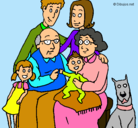 Dibujo Familia pintado por familiaa_pro