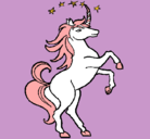Dibujo Unicornio pintado por draculaurora