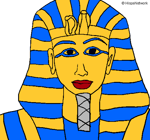Dibujo Tutankamon pintado por Omar09