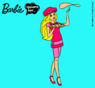 Dibujo Barbie cocinera pintado por javiboza