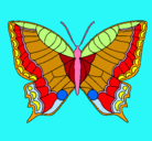 Dibujo Mariposa pintado por anabela